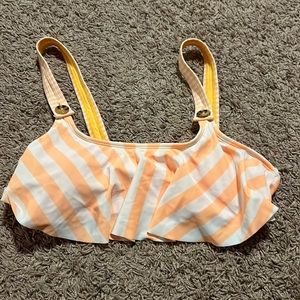 Cute ruffle swimsuit top